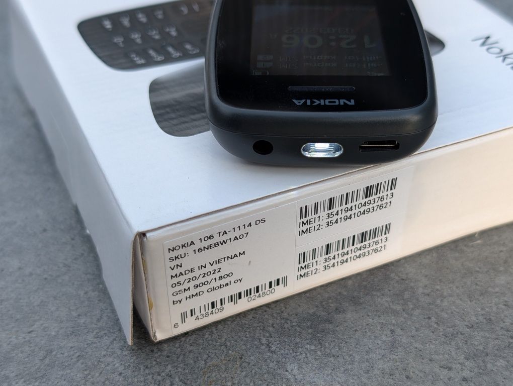Мобільний телефон Nokia 106 DS Новий