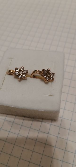 Серги 585 тризуб