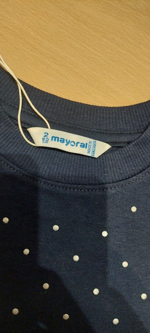 Nowa bluza dla dziewczynki Mayoral rozmiar 92