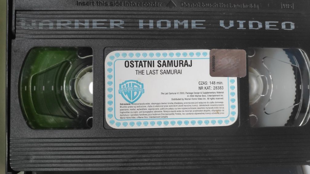 Kaseta VHS Gladiator, Ostatni samuraj, Król Artur i inne