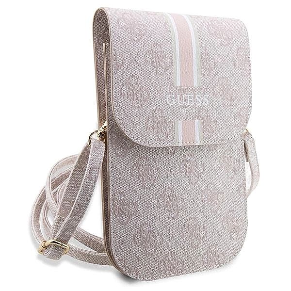 Torebka Guess 4G Stripes - różowa