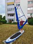САП ВИНДСЕРФИНГ доска SUP дошка НОВА віндсерфінг парус мачта борд BLUE
