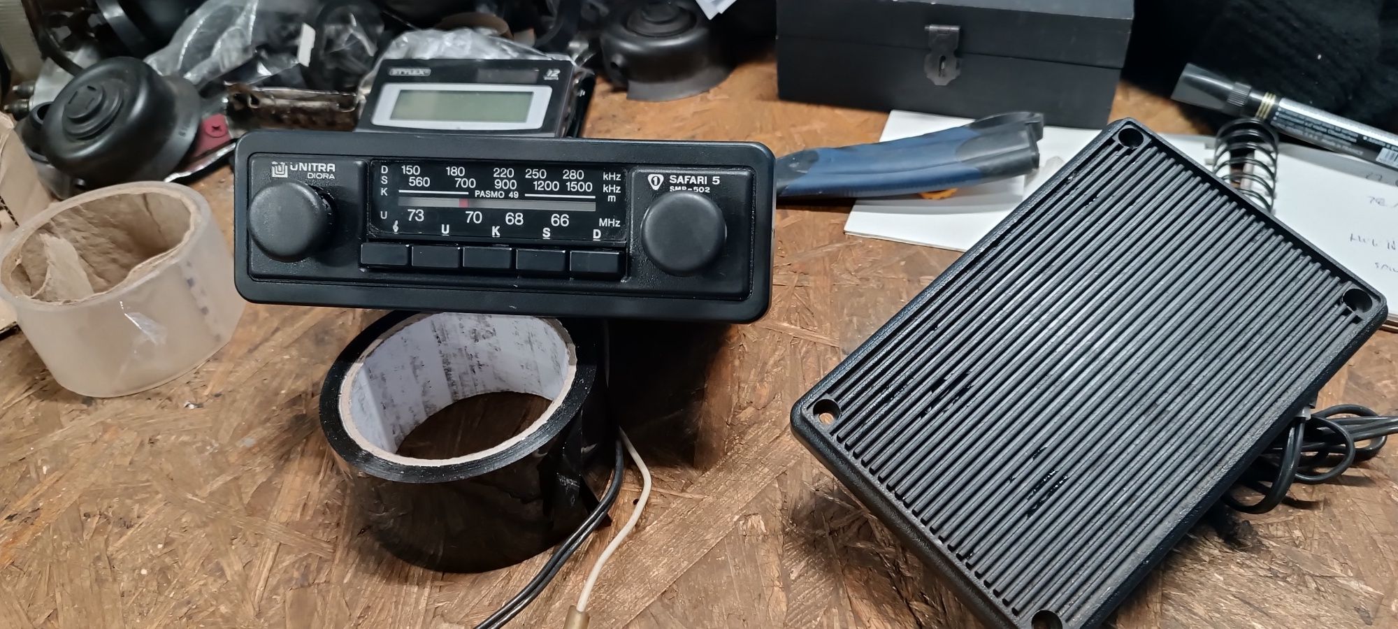 Fiat 126p radio Unitra Diora Safari 5 + głośnik