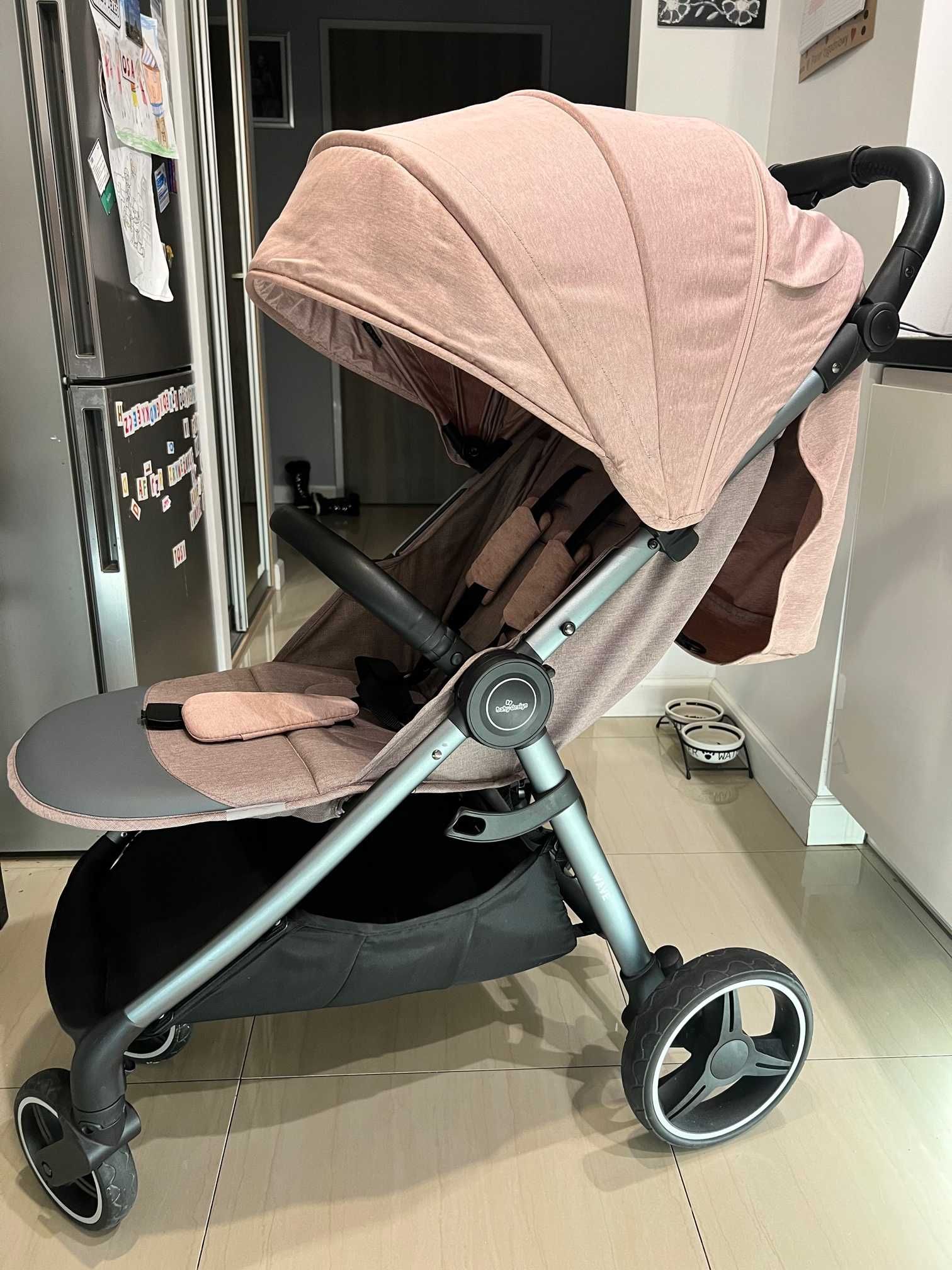 Wózek spacerówka Design Wave 108 PINK