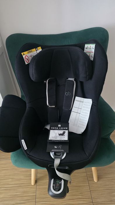 Fotelik samochodowy gb vaya i-size 360 obrotowy black