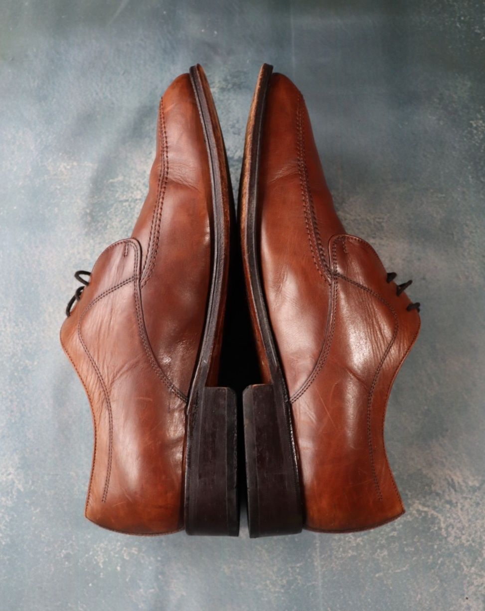 Włoskie eleganckie skórzane buty Marks & Spencer, rozmiar 44,5  – idea
