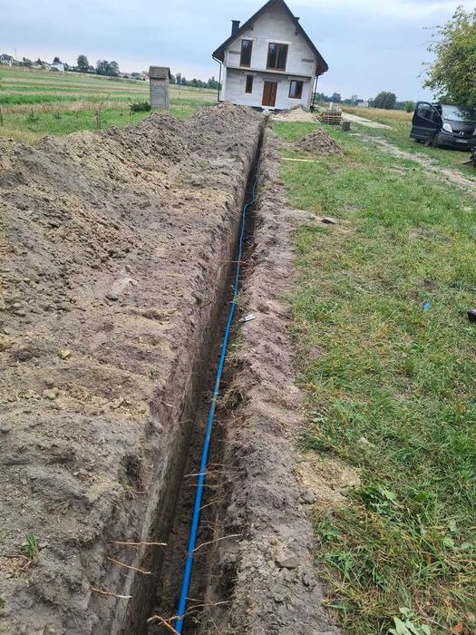 Przyłącza gazowe wodociągowe kanalizacyjne szambo hydraulik