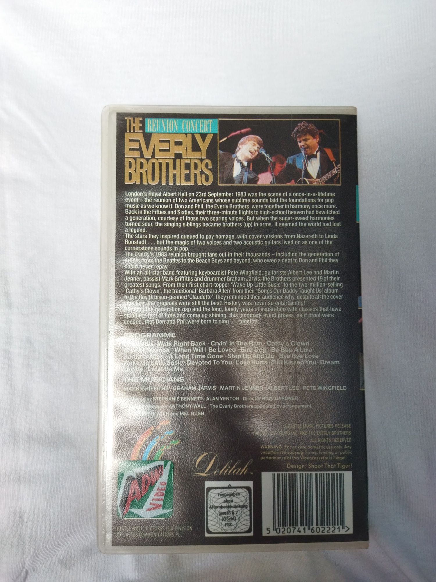 Kaseta VHS The Everly Brothers Reunion Concert