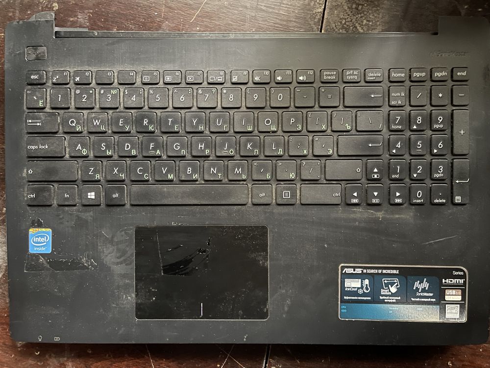 Клавіатури з тачпадом б/у asus acer
