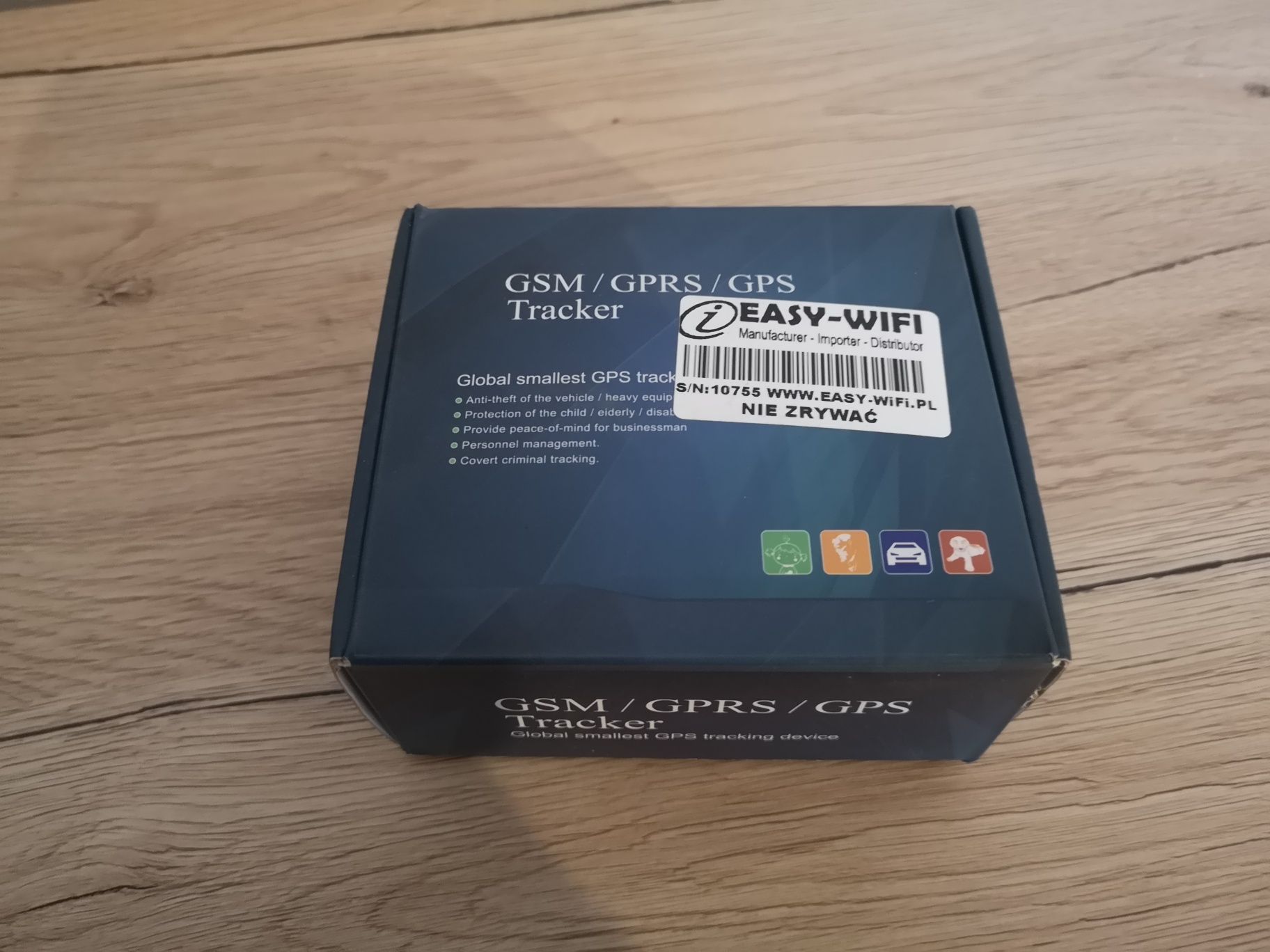 GPS / GPRS / GMS Tracker nadajnik do śledzenia