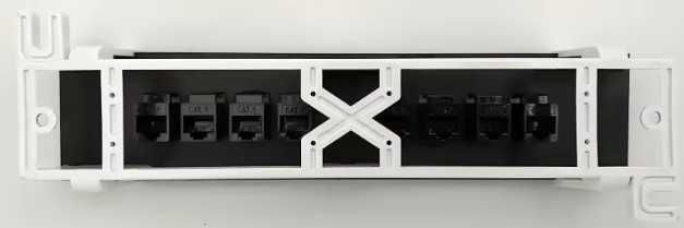 Patch panel 8 portas Cat.6