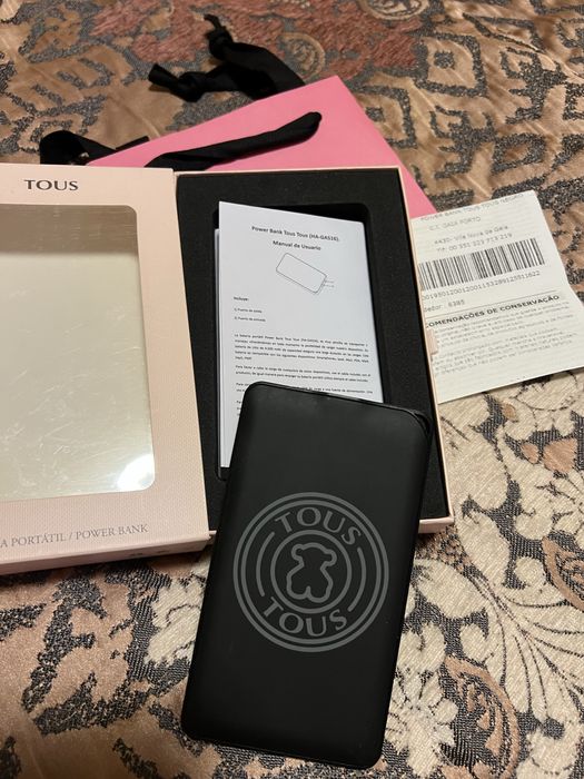 Power Bank TOUS Tous preto original