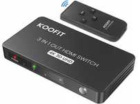 Przełącznik HDMI 3w1 Koofit 4K 3D UHD