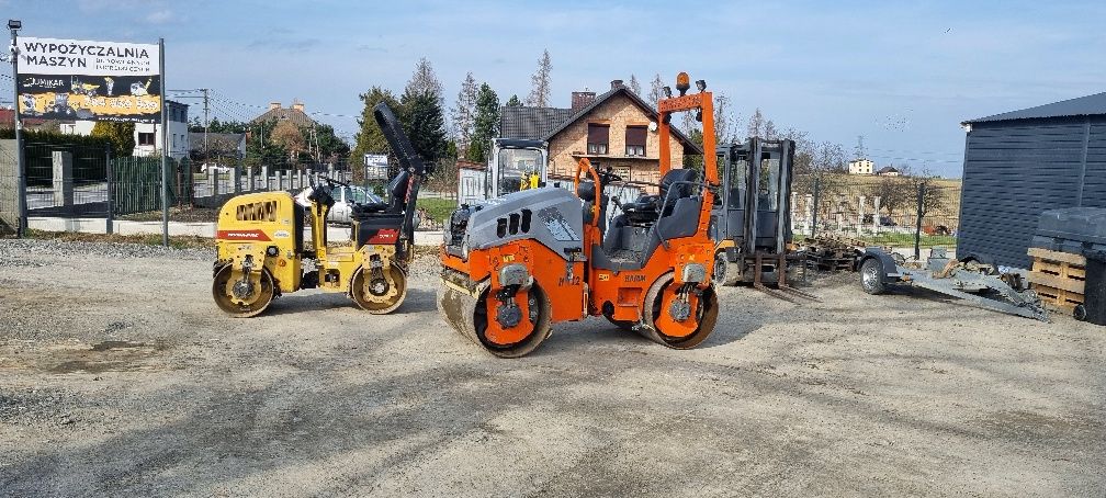 Wynajem Walec ogrodowy 1,5t - 2,7t koparka minikoparka wozidło budowla