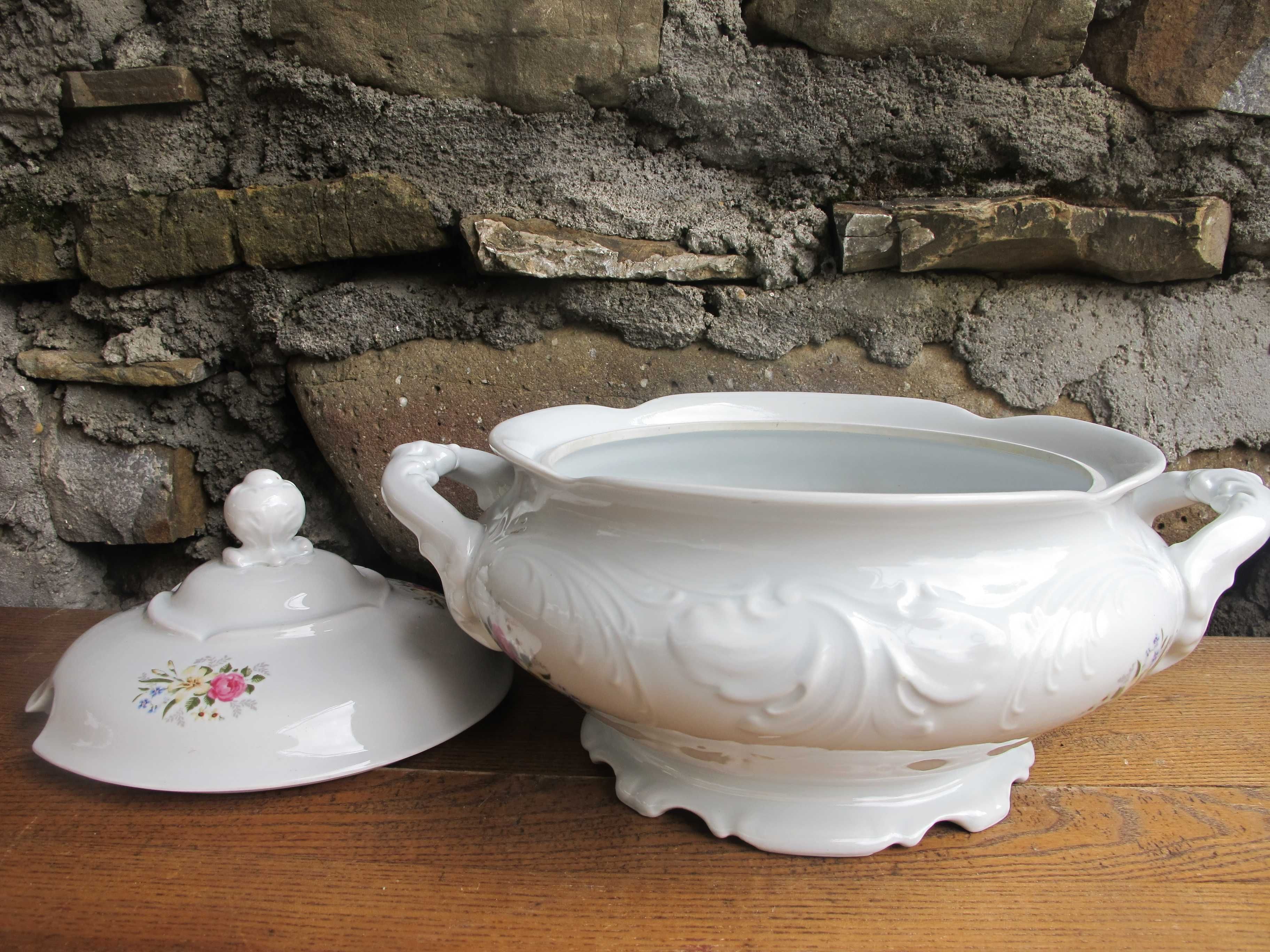 DUŻA  Porcelanowa Waza do zupy_WAWEL