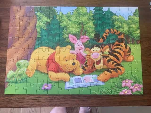 Kubuś Puchatek puzzle zestaw