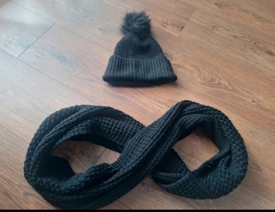 Zimowa czapka + komin