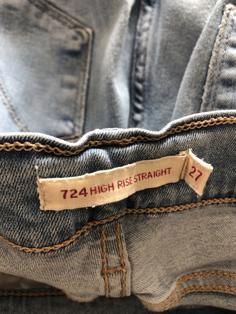 Levis’s 724 High Rise Straight W27 L30