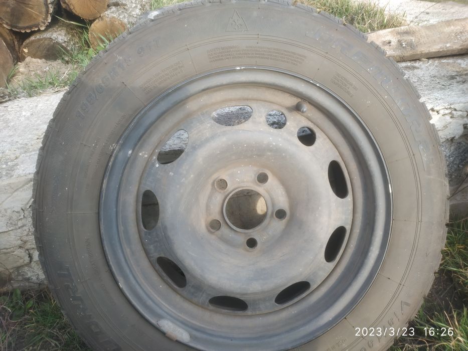 Колеса, комплект 4шт, зимові шини, розболтовка 5*110,шини 195/65  R15