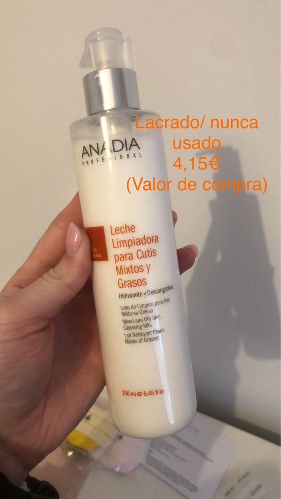 Cosméticos faciais Anadia