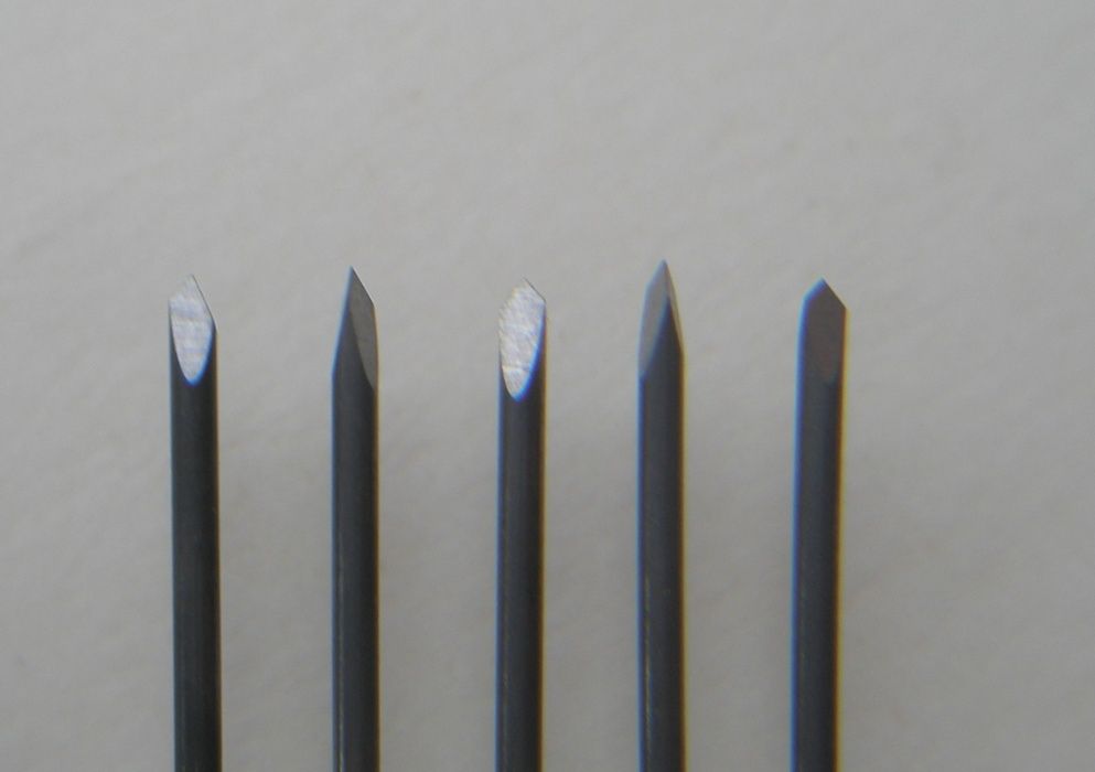 Набор победитовых шаберов для чистки монет, 5 шт.