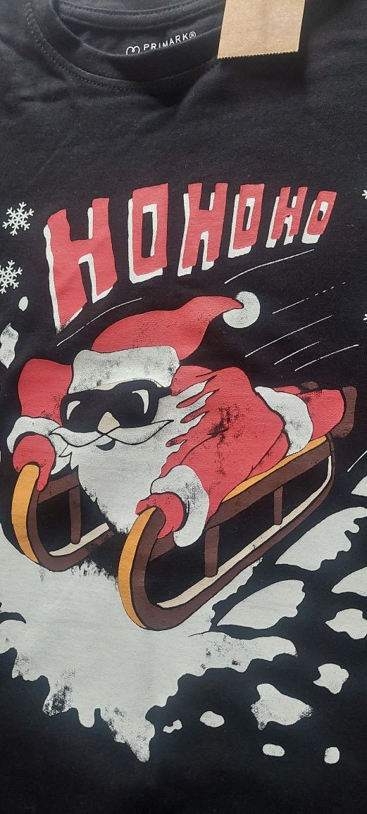 Bluzka nowa młodzieżowa świąteczna, Primark rozmiar 158 cm