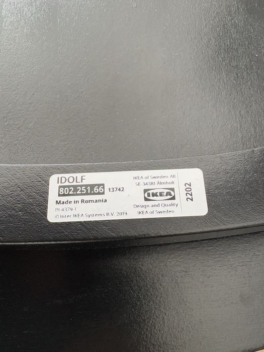 4 cadeiras Idolf IKEA