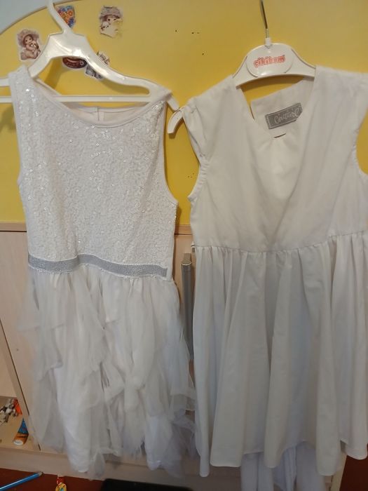 Білі платтячка святкові платтячка  розмір різний