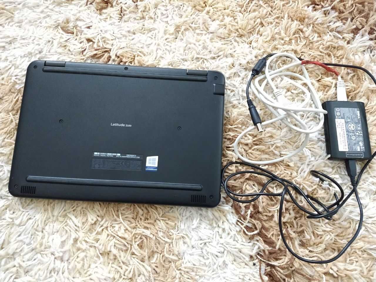 Ноутбук-планшет 2в1 Dell Latitude 3189 +2-камери +4-е ядра +новий SSD