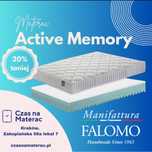 Materac Active Memory Manifattura Falomo 80x200 i inne. Promocja