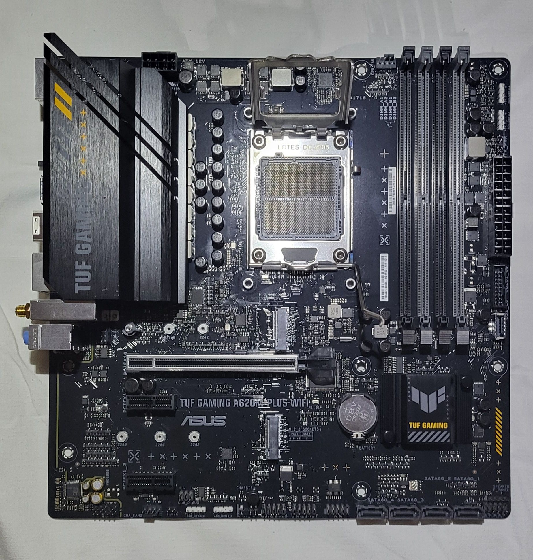 Материнська плата Asus TUF GAMING A620M-PLUS WIFI (sAM5, AMD A620, PCI