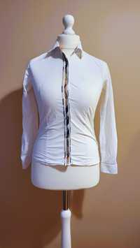 Koszula damska Burberry rozmiar S biała bawełniana