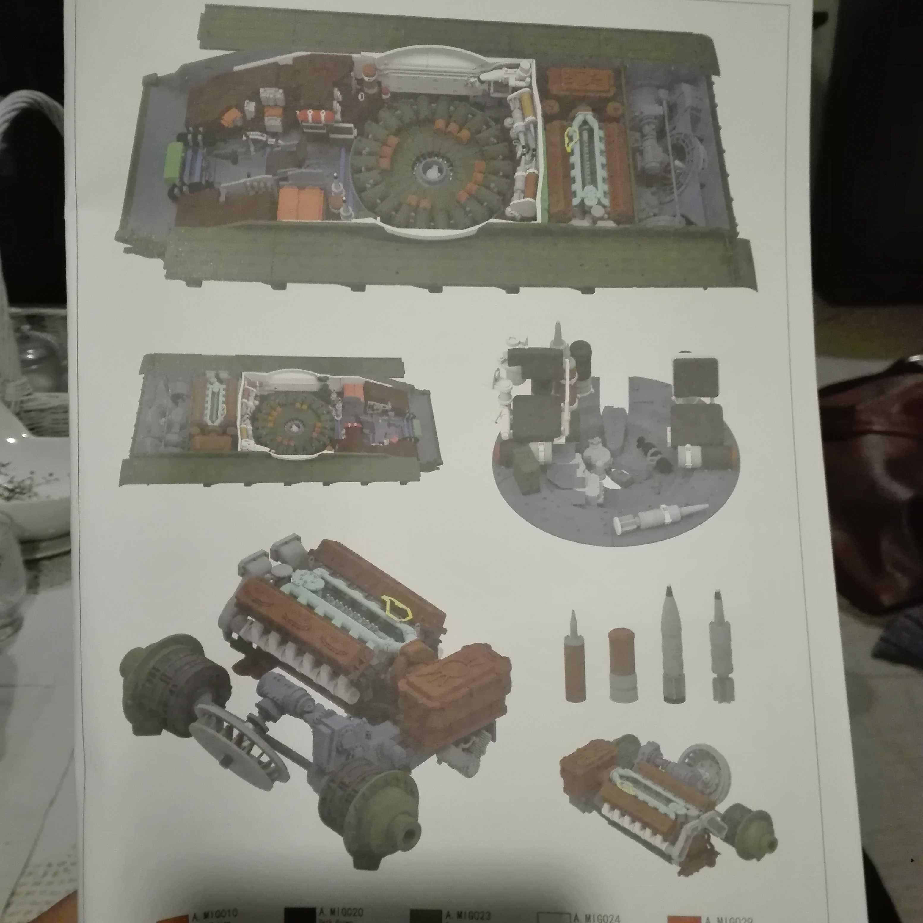 Sprzedam model czołgu T-72 m1 z pełnym wnętrzem