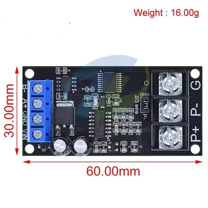 Przetwornik temperatury PT100 na RS485 Modbus RTU