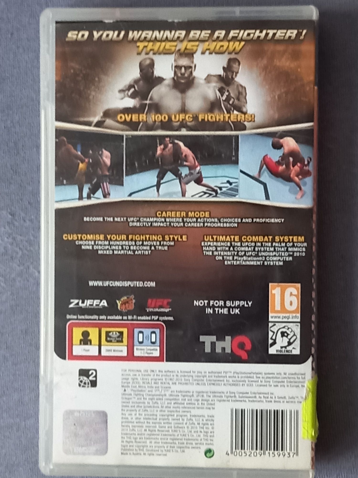 UFC Undisputed 2010 psp