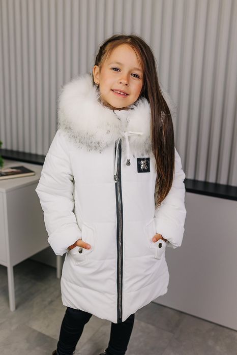 Пальто зимове для дівчат р 110 - 128