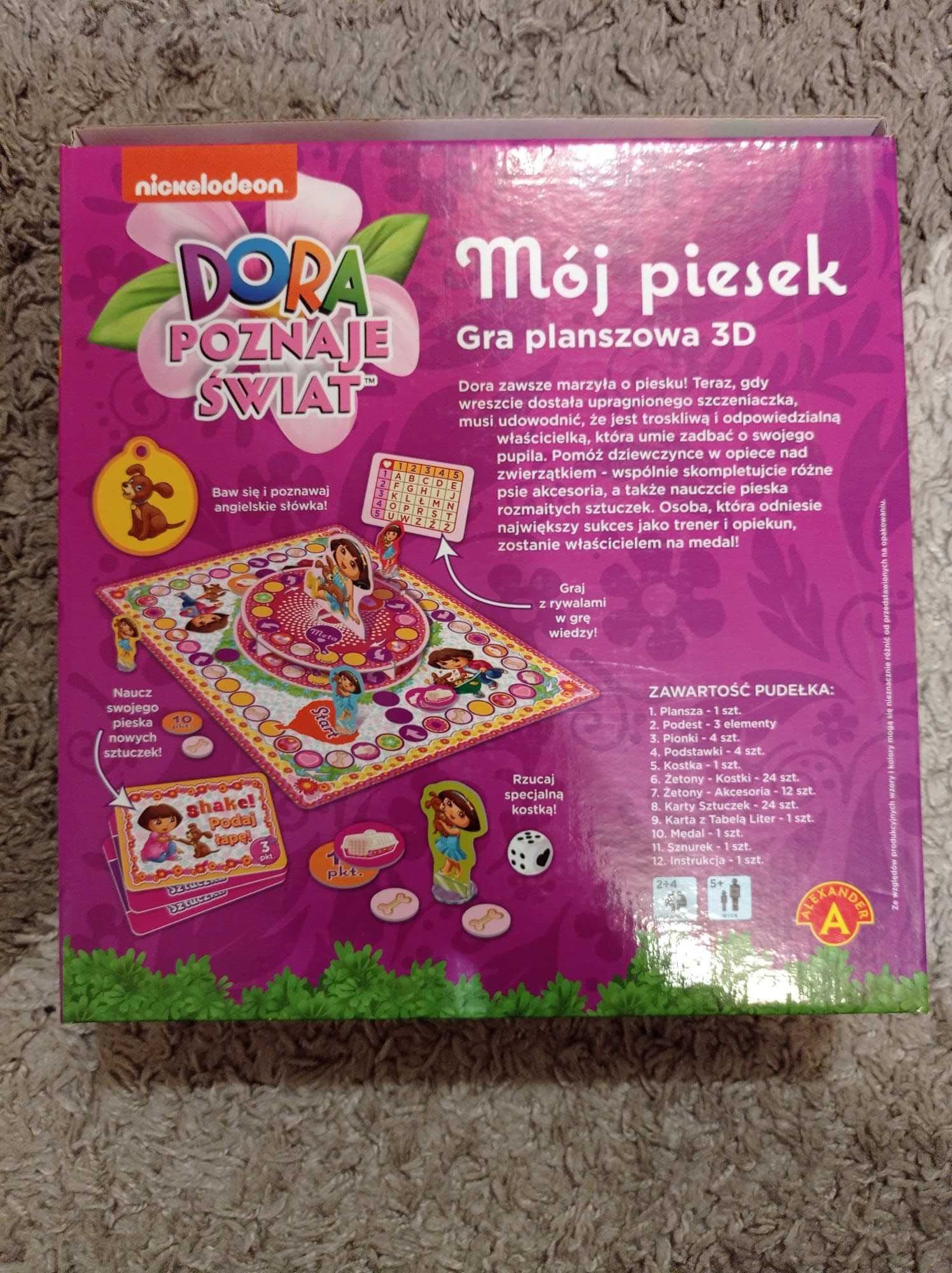 Dora Mój piesek gra edukacyjna 3D angielski 5+ Aleksander