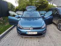 Volkswagen e-golf 7, синій, е-гольф єгольф фольцваген 24 кВт  безключо