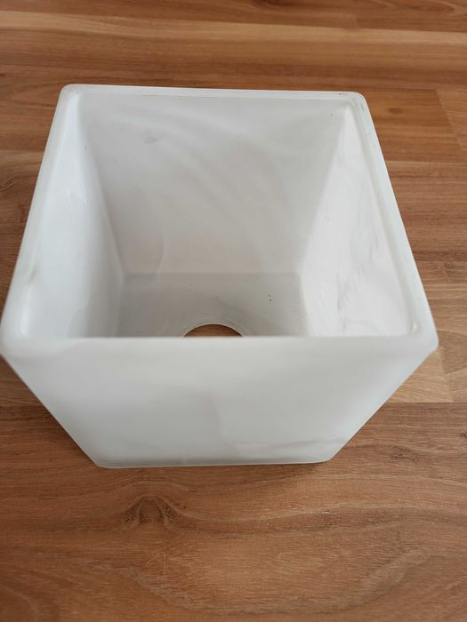 kwadratowy, szklany klosz