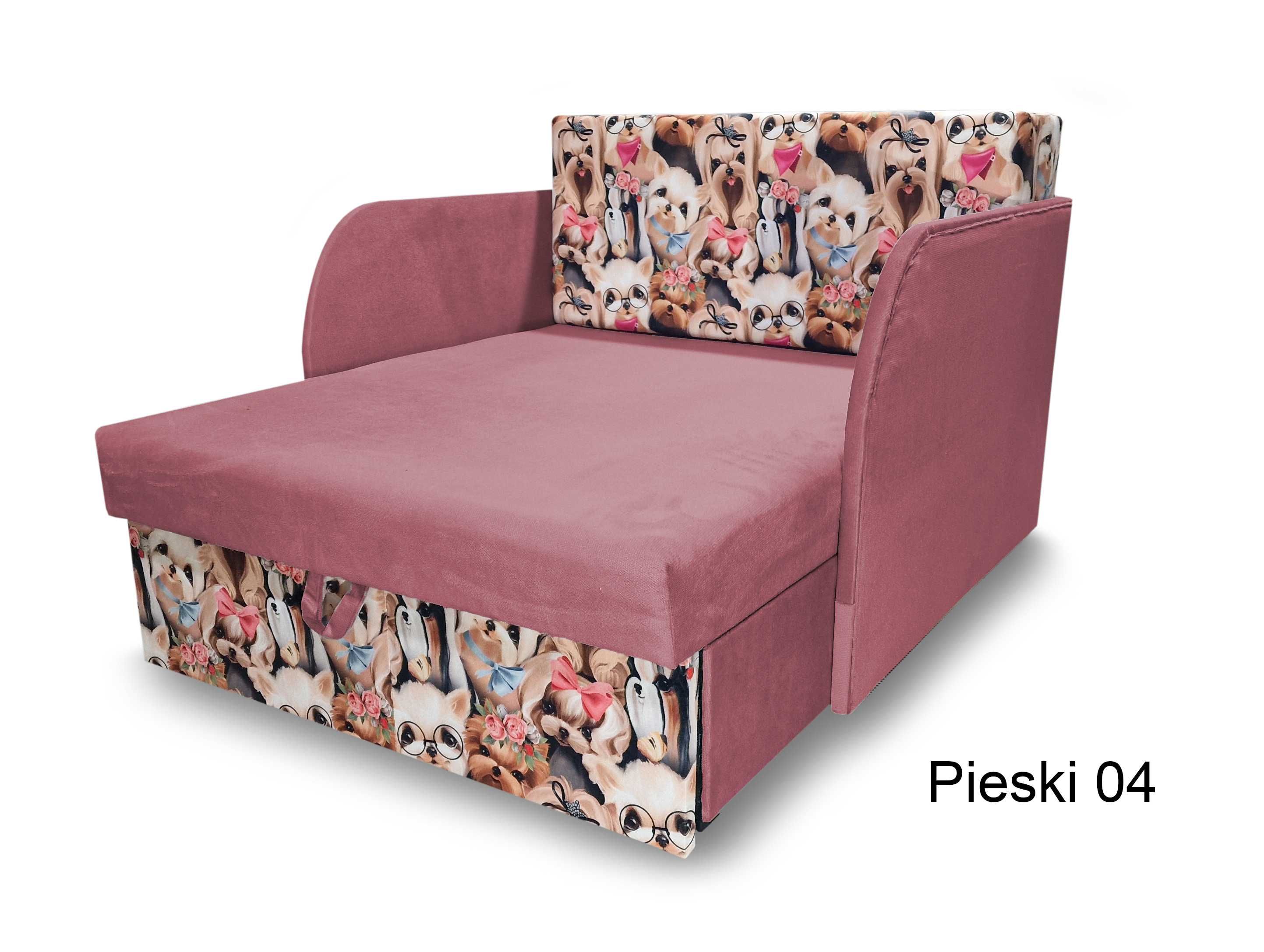 Łóżko dziecięce Kubuś, sofa, fotel rozkładany, łózko z funkcją spania