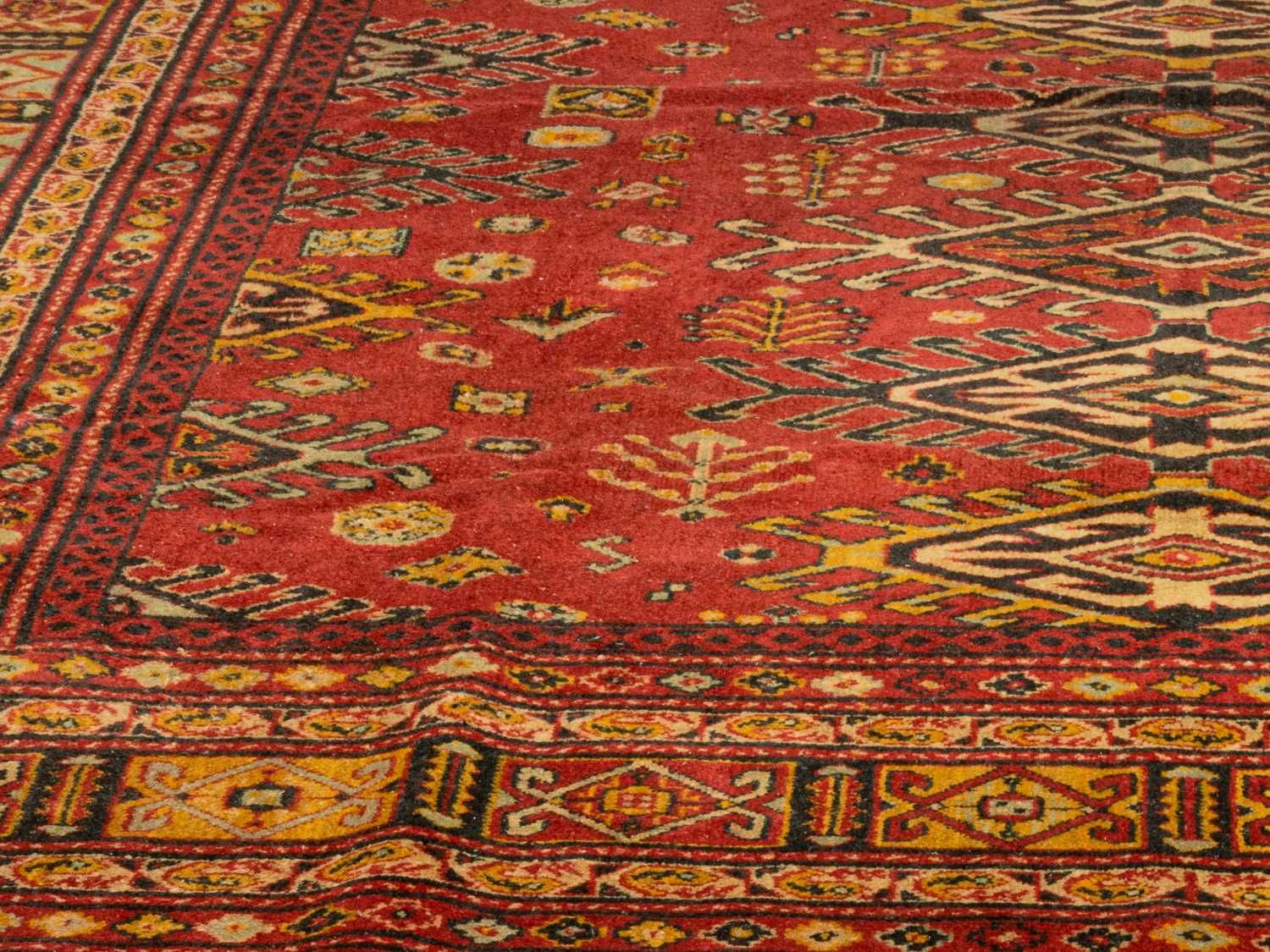 Tapete persa Ciammakale vermelho 325 cm x 235 cm | século XIX