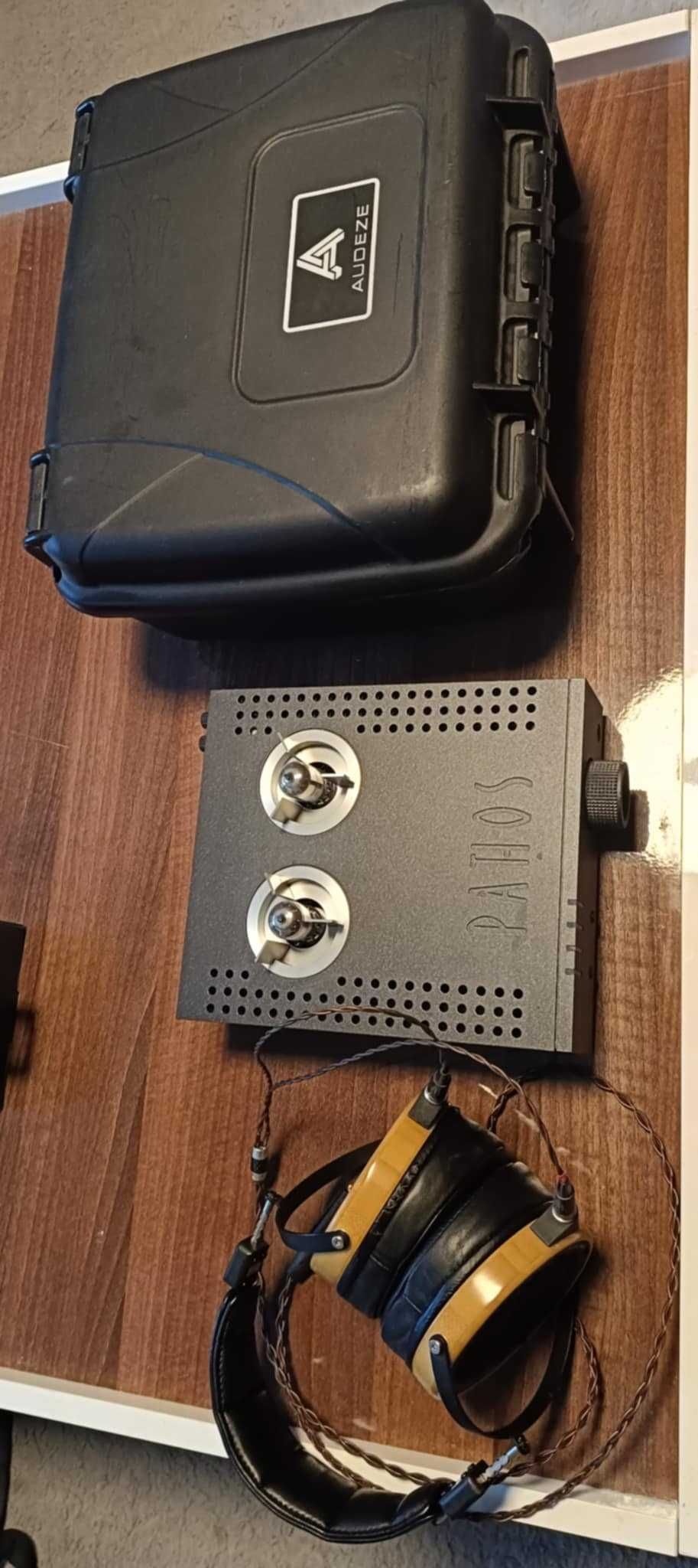 Wzmacniacz + sluchawki Pathos Aurium + Audeze Lcd 2 Bamboo