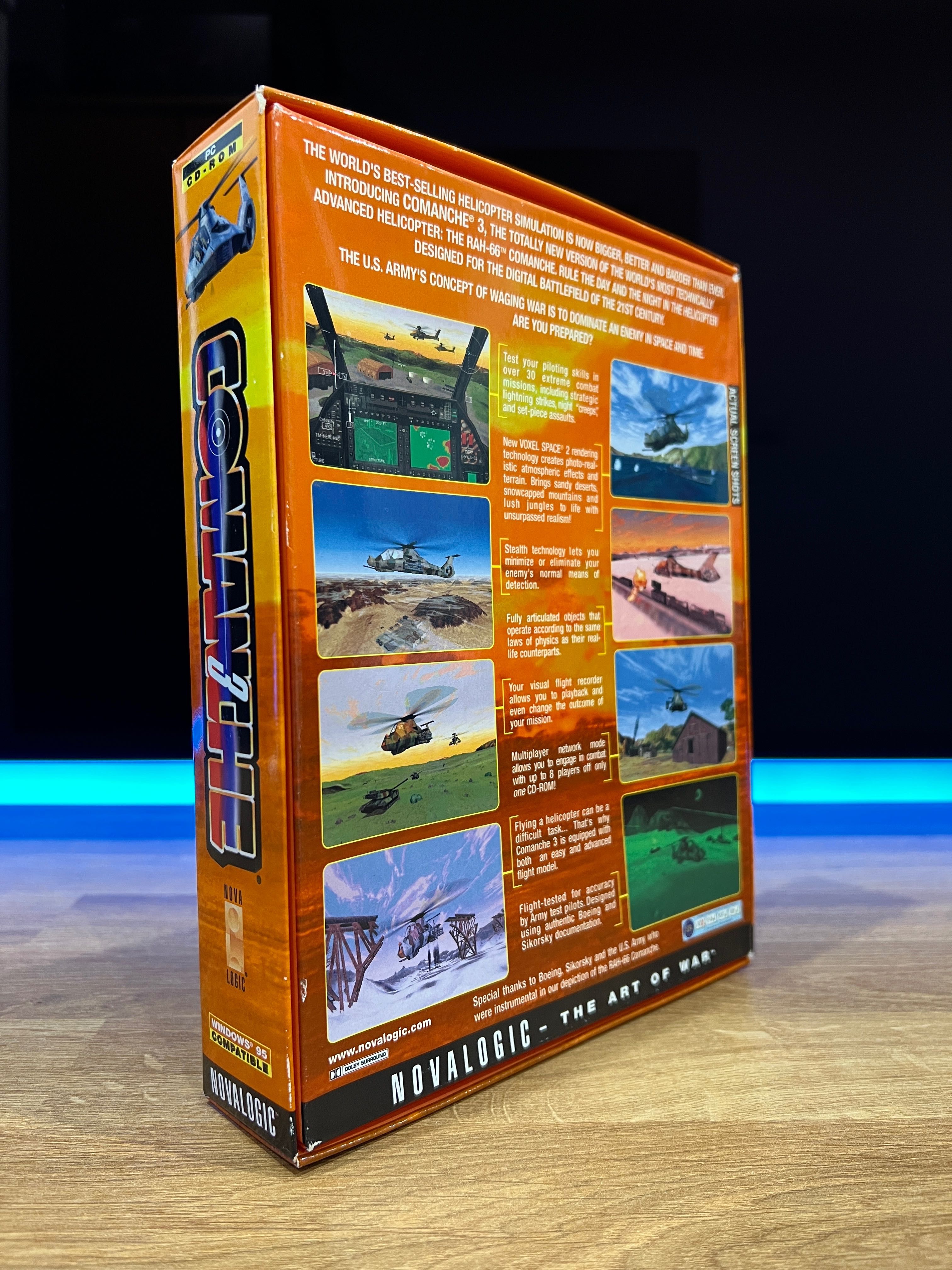 Comanche 3 (PC EN 1997) BIG BOX angielskie premierowe wydanie