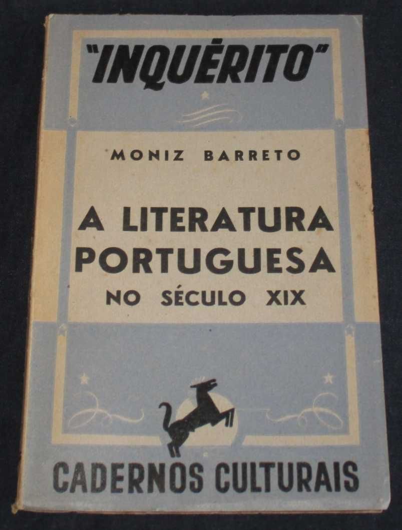 Livro A Literatura Portuguesa no Século XIX Moniz Barreto