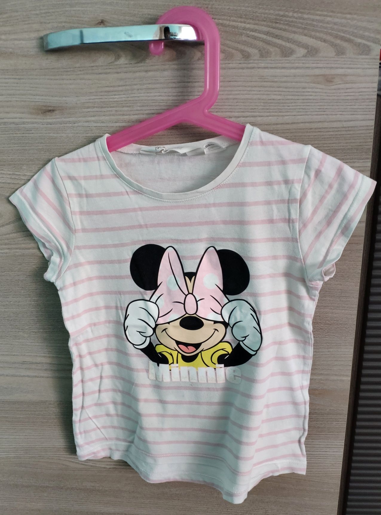 3 x t-shirt kr.rękaw Myszka Mini r.110/116 * H&M DISNEY 5.10.15 *