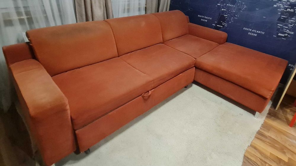 Narożnik, sofa narożna rozkładana oddam za darmo