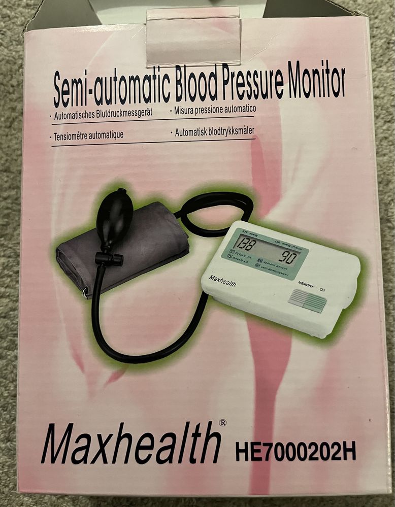 Medidor pressão arterial semi-automático