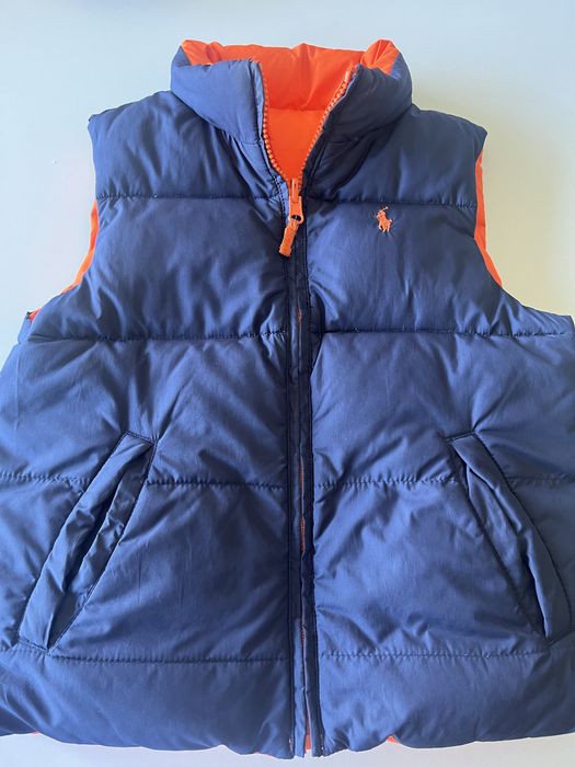 Colete Ralph Lauren reversível - 4/5 anos