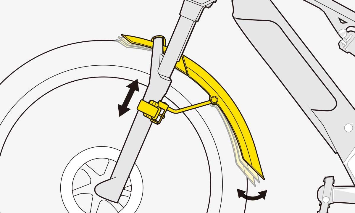 TOPEAK TETRAFENDER Komplet Błotników 26-29