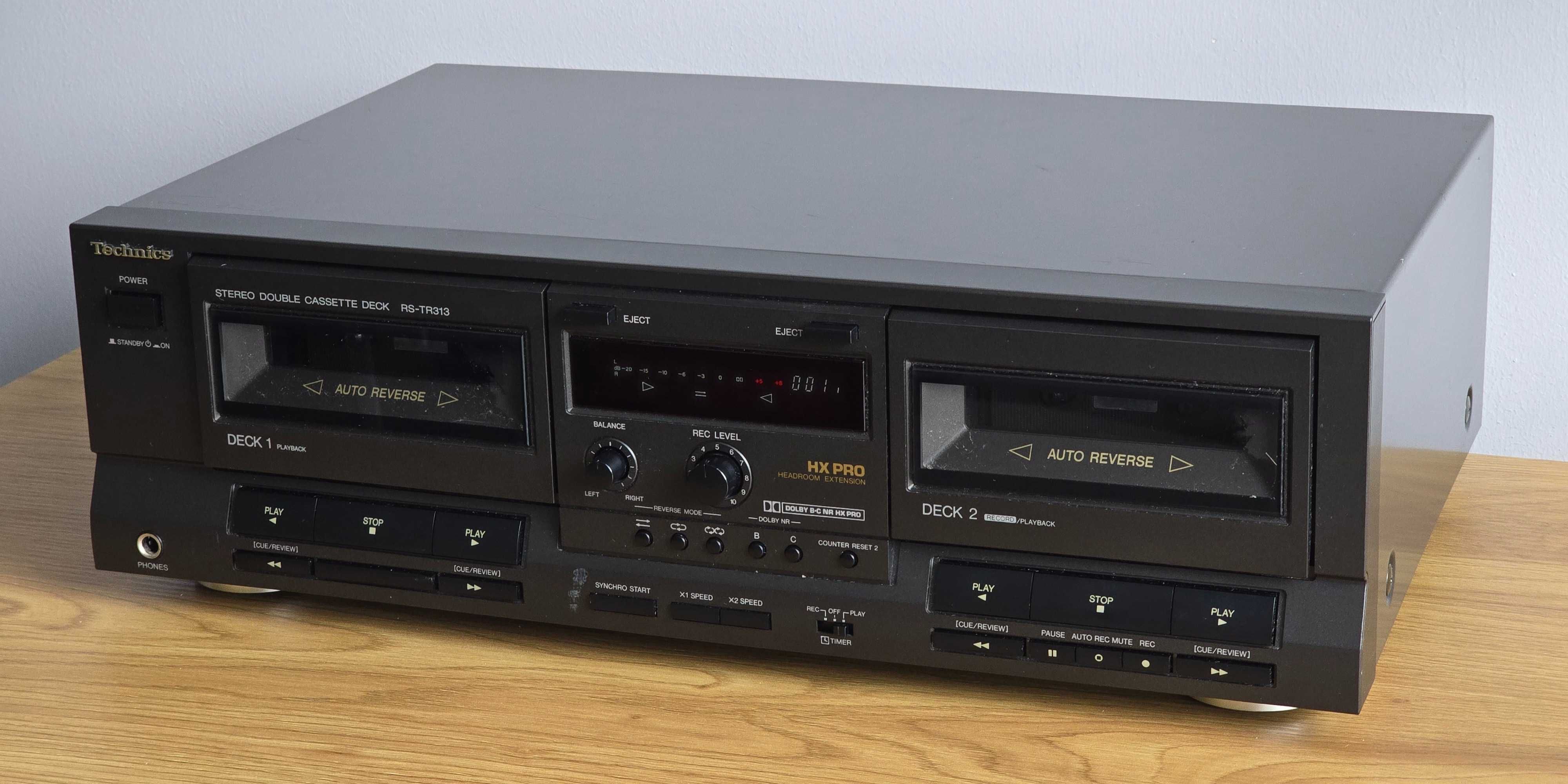 Technics RS-TR313 Magnetofon kasetowy HX PRO Autorewers